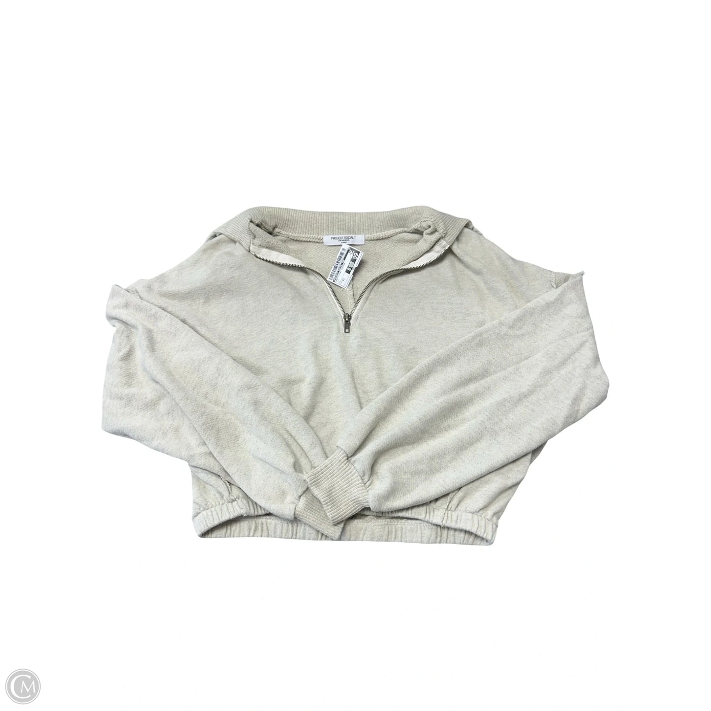 Sweatshirt Hoodie By Project Social Tee In Tan, Size: Xs