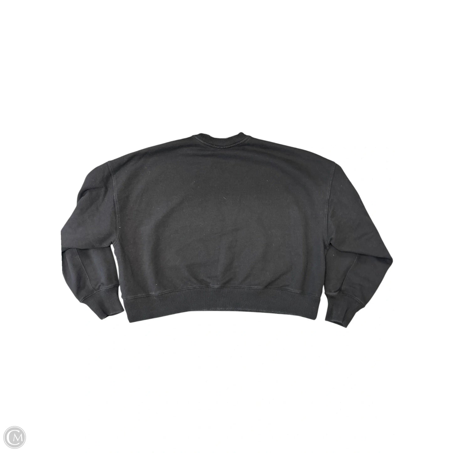 Sweatshirt Crewneck By Cmb In Black, Size: S