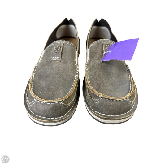 Shoes Flats By Ariat In Brown, Size: 10