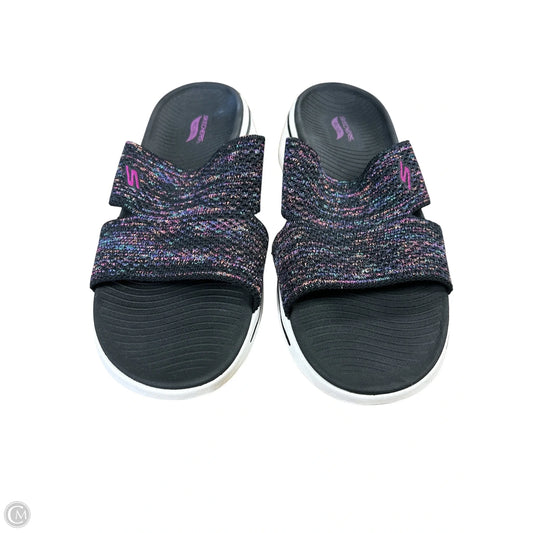 Sandals Flats By Skechers In Multi-colored, Size: 10