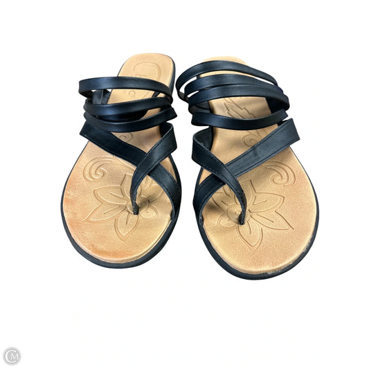 Sandals Flats By Boc In Black, Size: 10