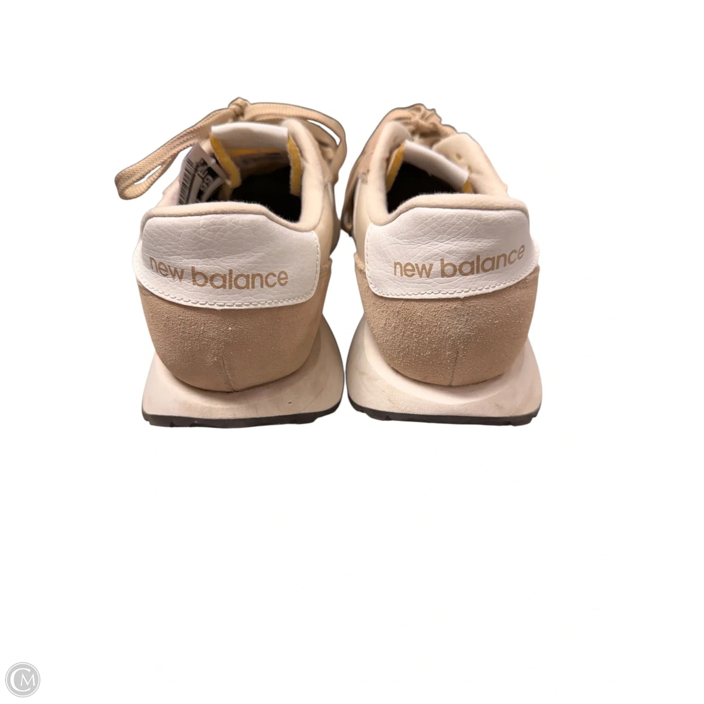 Shoes Sneakers By New Balance In Tan & White, Size: 12