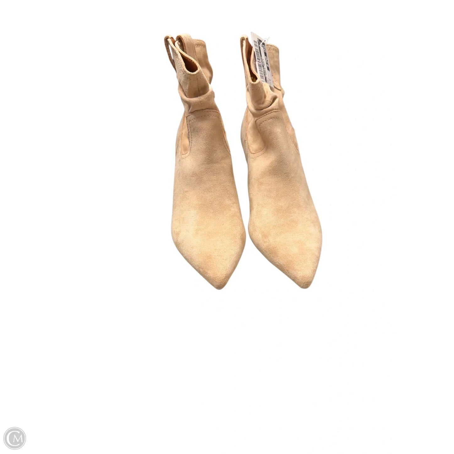 Boots Ankle Heels By Clothes Mentor In Tan, Size: 9