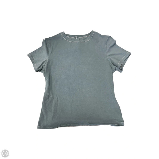 Top Short Sleeve By Skims In Blue, Size: Xl