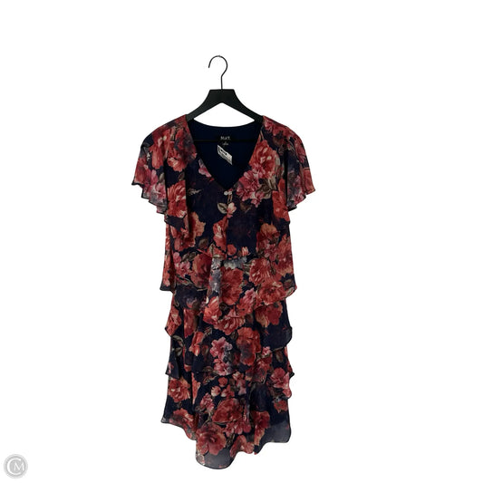 Dress Party Short By Clothes Mentor In Floral Print, Size: 8