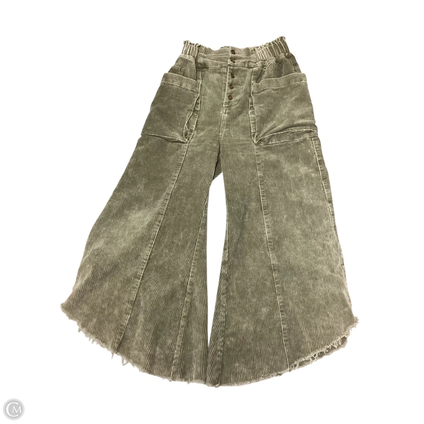 Pants Corduroy By Anniewear In Green, Size: S