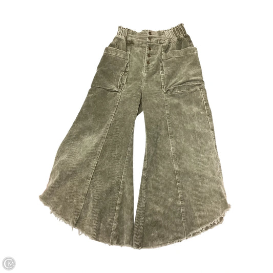 Pants Corduroy By Anniewear In Green, Size: S