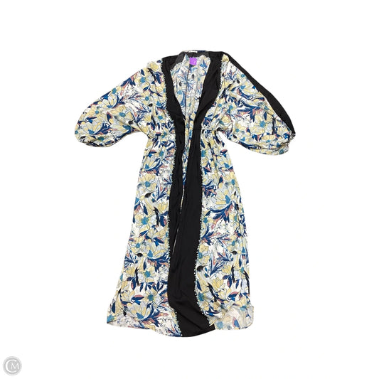 Kimono By Free People In Blue & Yellow, Size: Xs