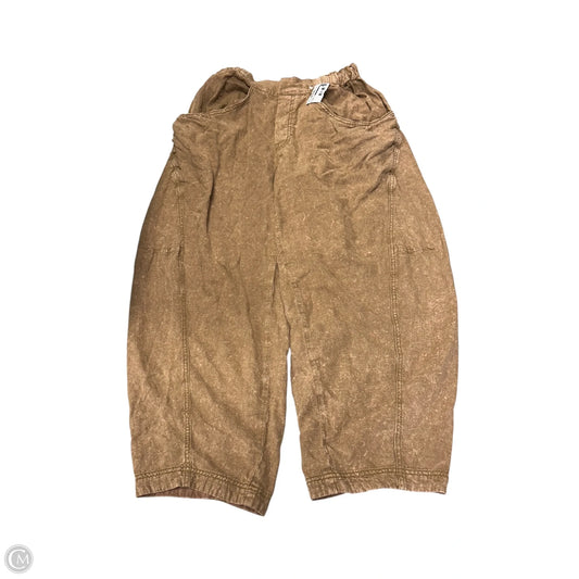 Pants Cropped By Free People In Brown, Size: Xs