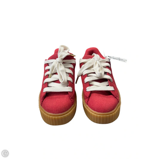 Shoes Sneakers By Puma In Red, Size: 8