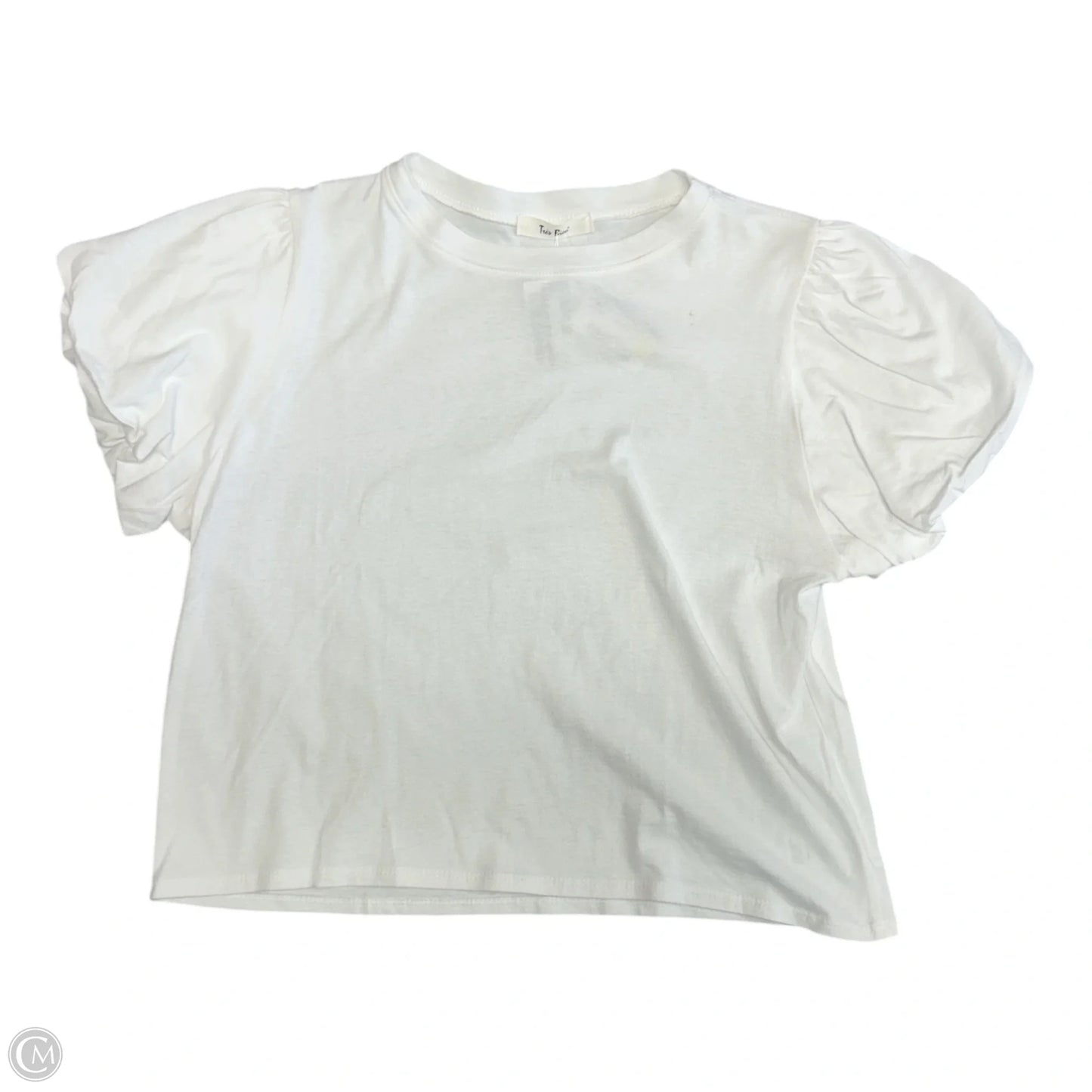 Top Short Sleeve By Tres Bien In White, Size: M