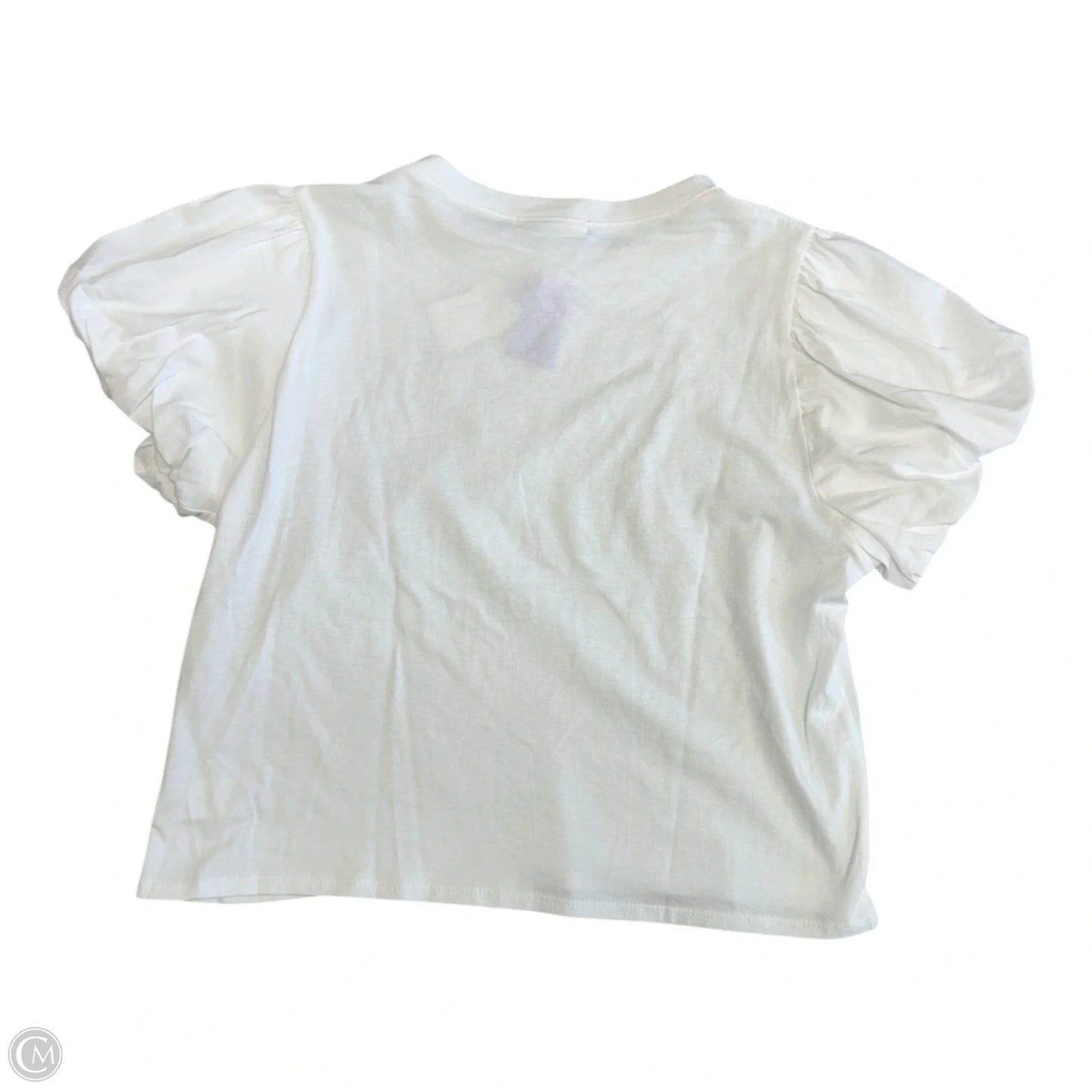 Top Short Sleeve By Tres Bien In White, Size: M