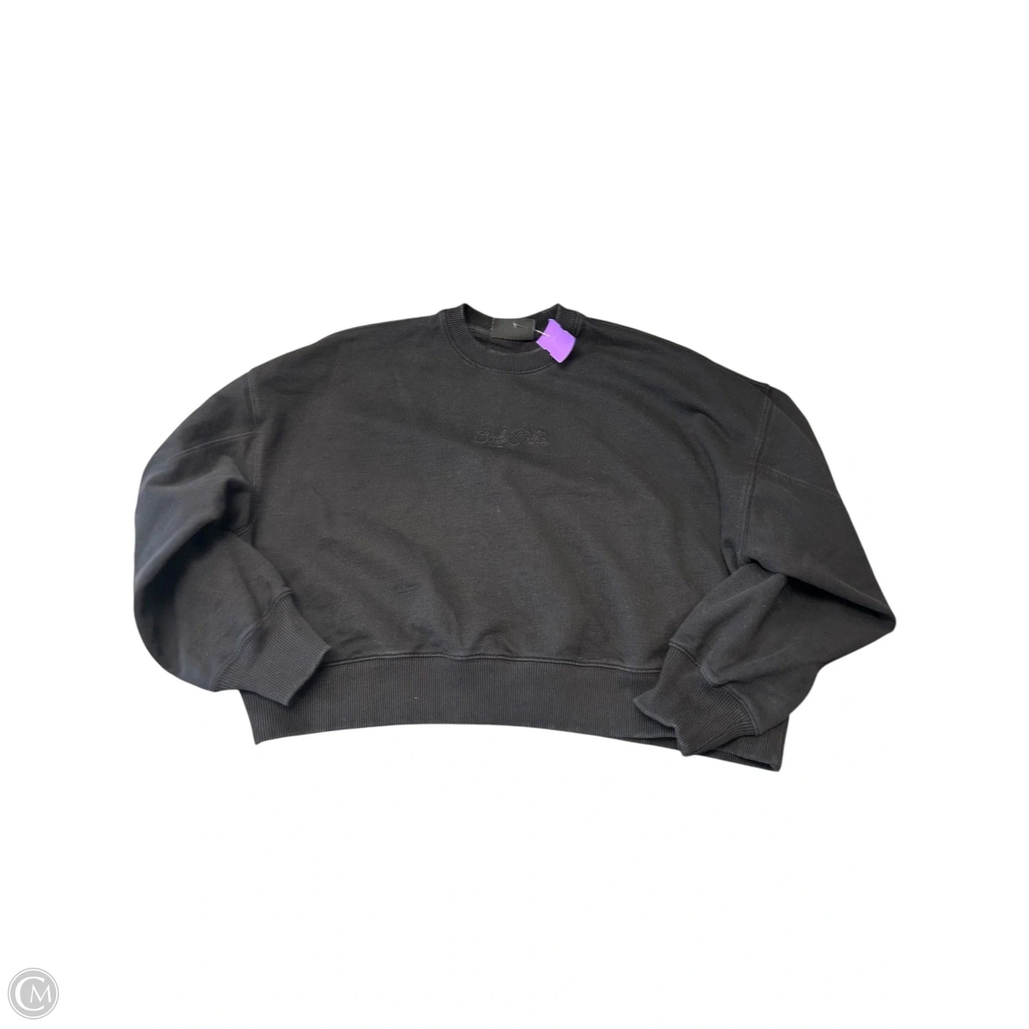 Athletic Sweatshirt Crewneck By Athleta In Black, Size: Xs
