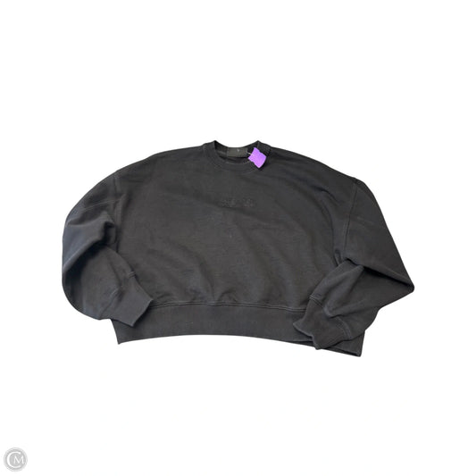 Athletic Sweatshirt Crewneck By Athleta In Black, Size: Xs