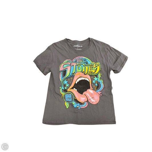 Top Short Sleeve By Clothes Mentor In Grey, Size: L