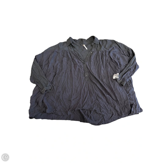 Top Long Sleeve By Free People In Black, Size: M