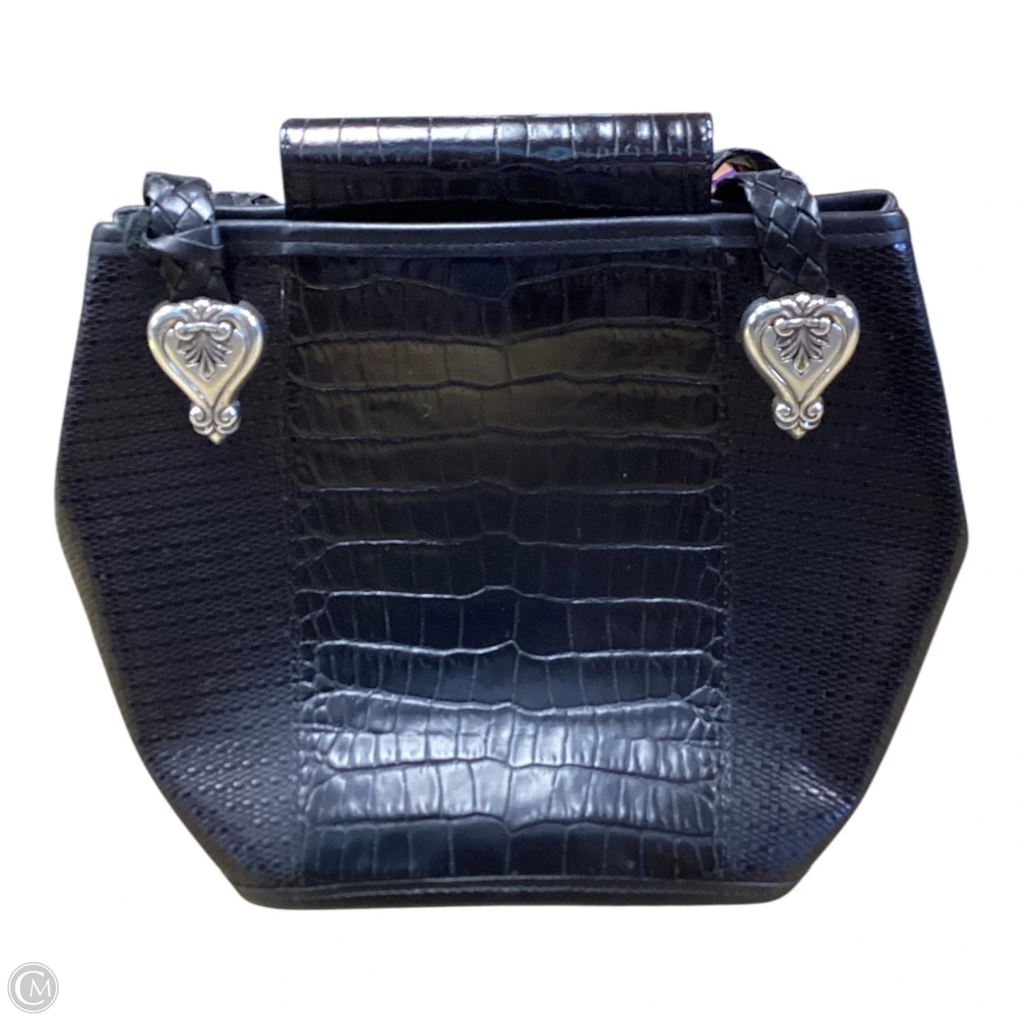 Handbag Leather By Brighton, Size: Medium