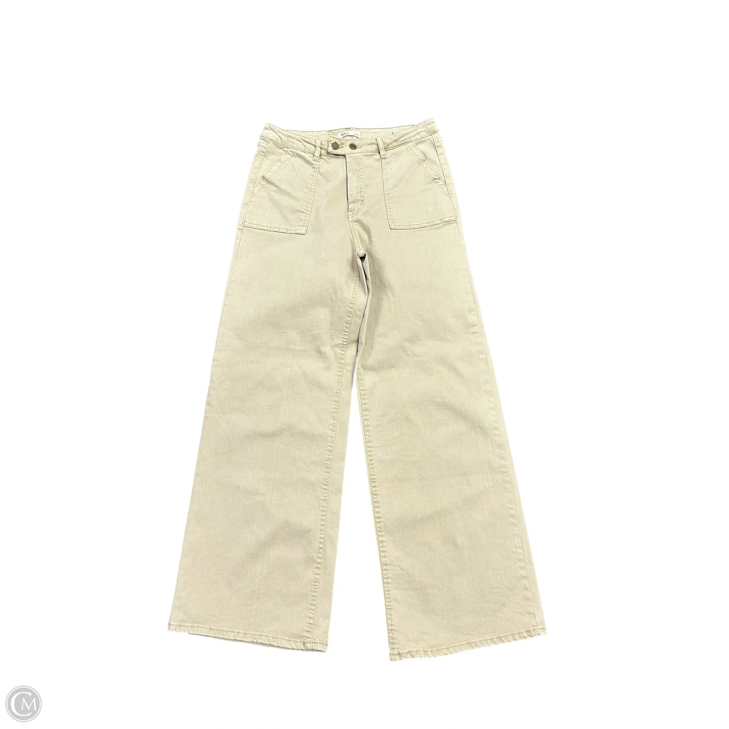 Jeans Wide Leg By Oat In Tan Denim, Size: 10