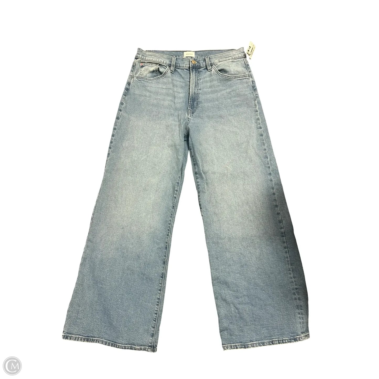 Jeans Wide Leg By Hudson In Blue Denim, Size: 8