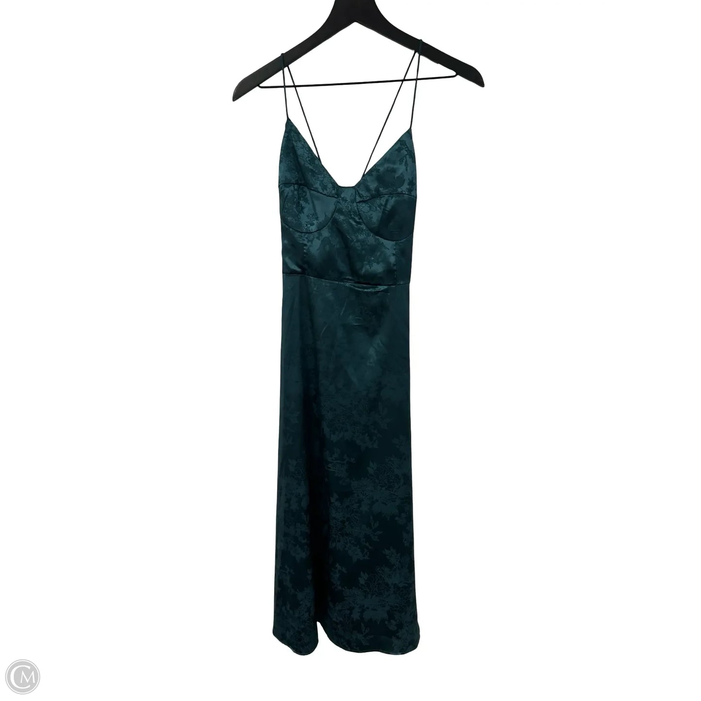 Dress Casual Midi By Cmc In Teal, Size: S
