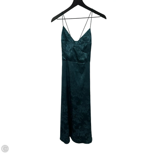 Dress Casual Midi By Cmc In Teal, Size: S