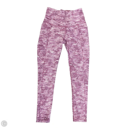Athletic Leggings By Calia In Pink & Purple, Size: S