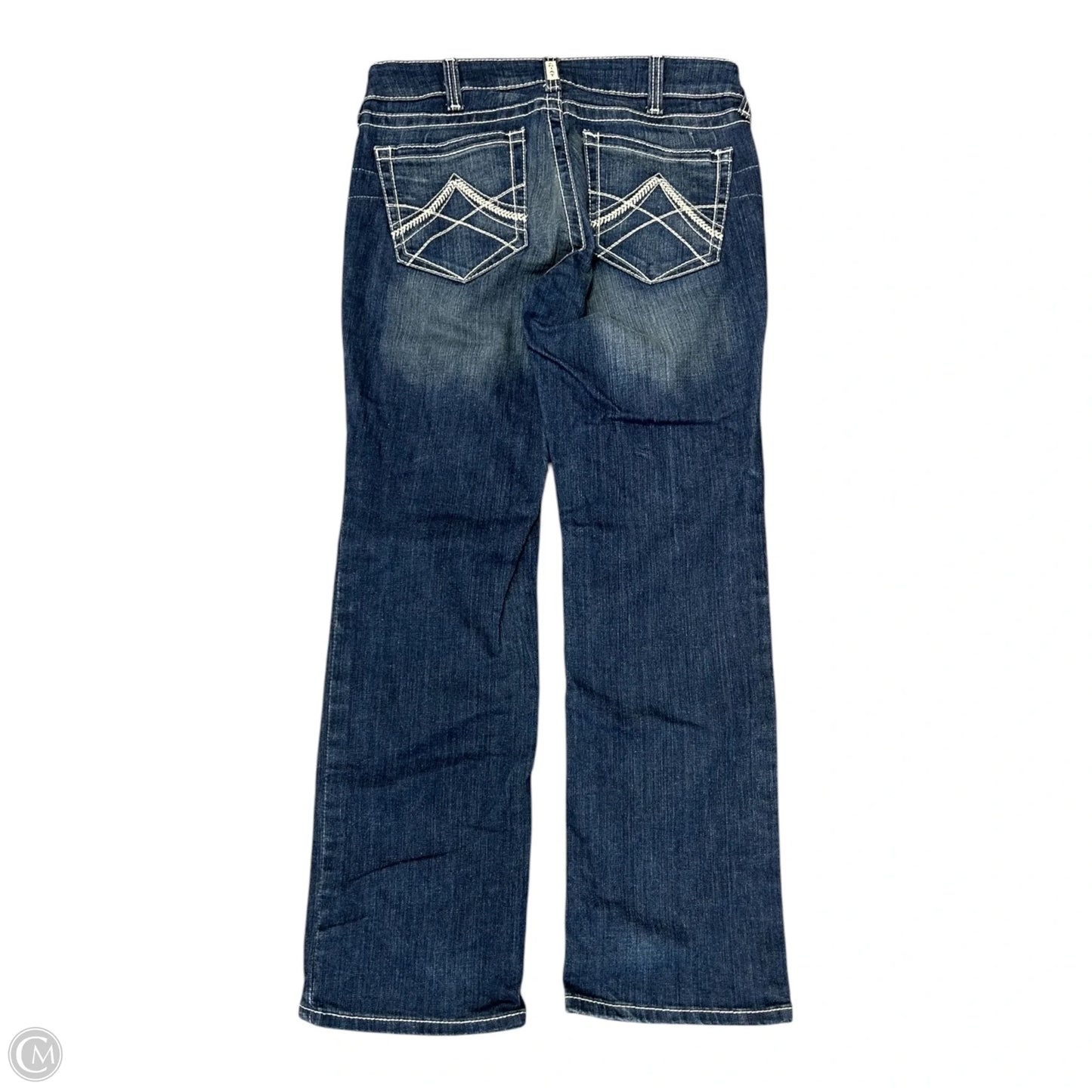 Jeans Boot Cut By Ariat In Blue Denim, Size: 12