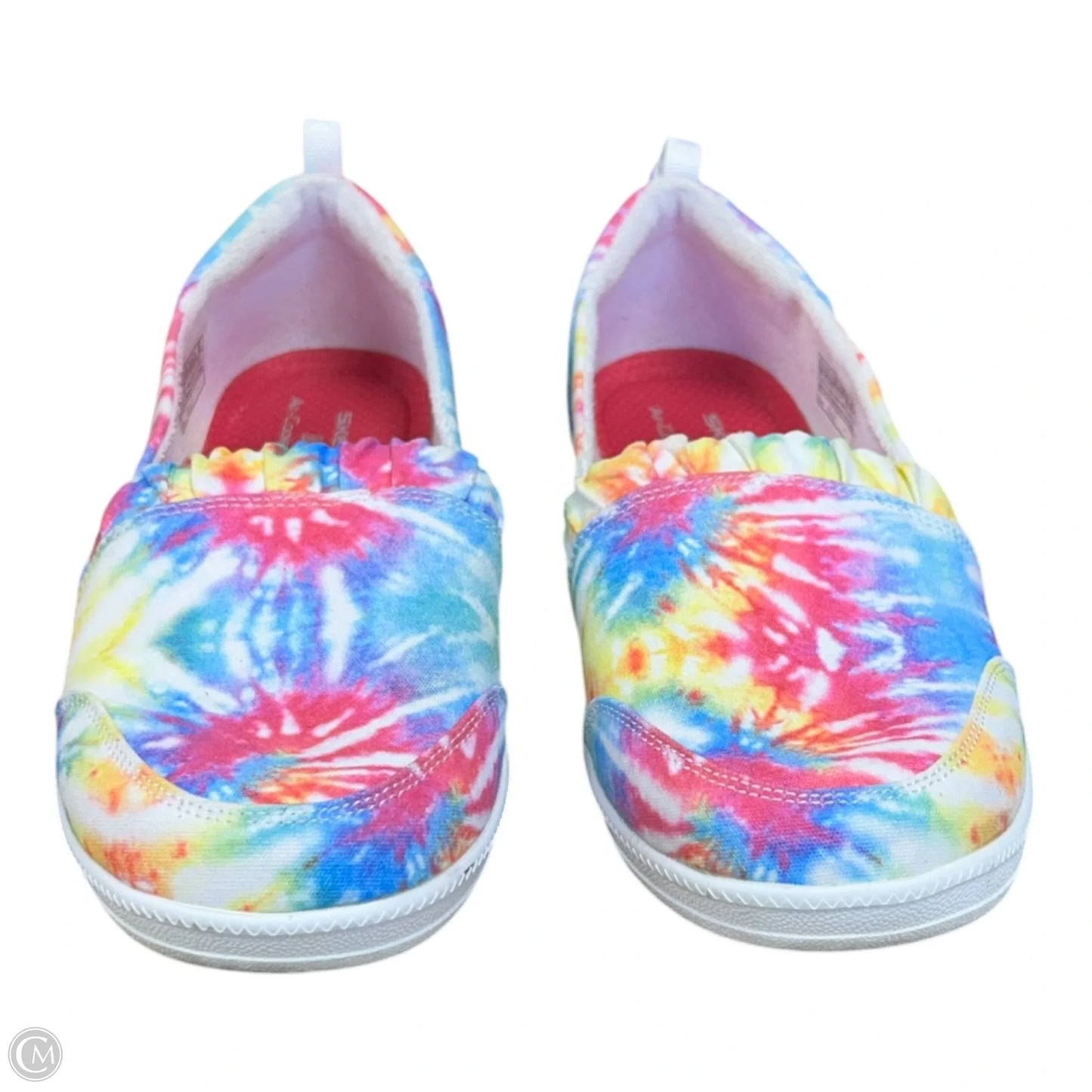 Shoes Flats By Skechers In Tie Dye Print, Size: 9.5