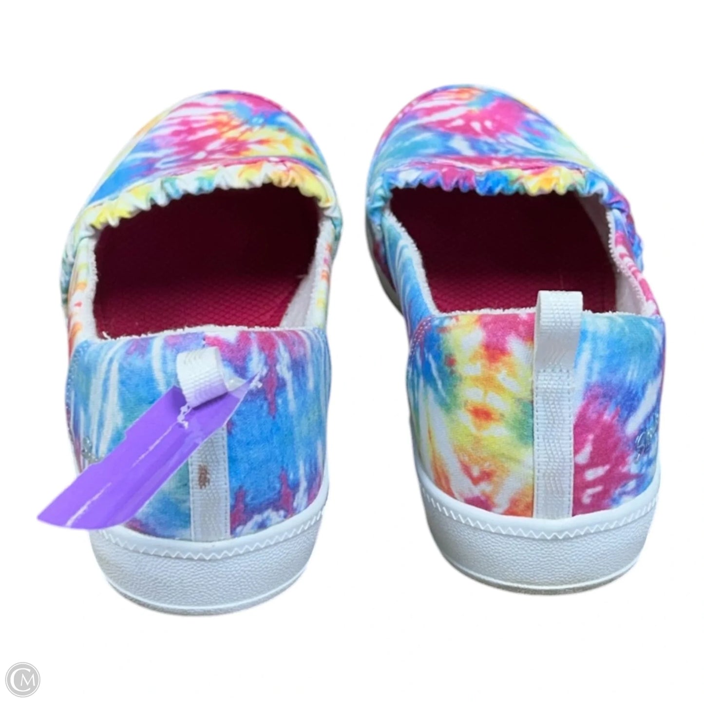 Shoes Flats By Skechers In Tie Dye Print, Size: 9.5