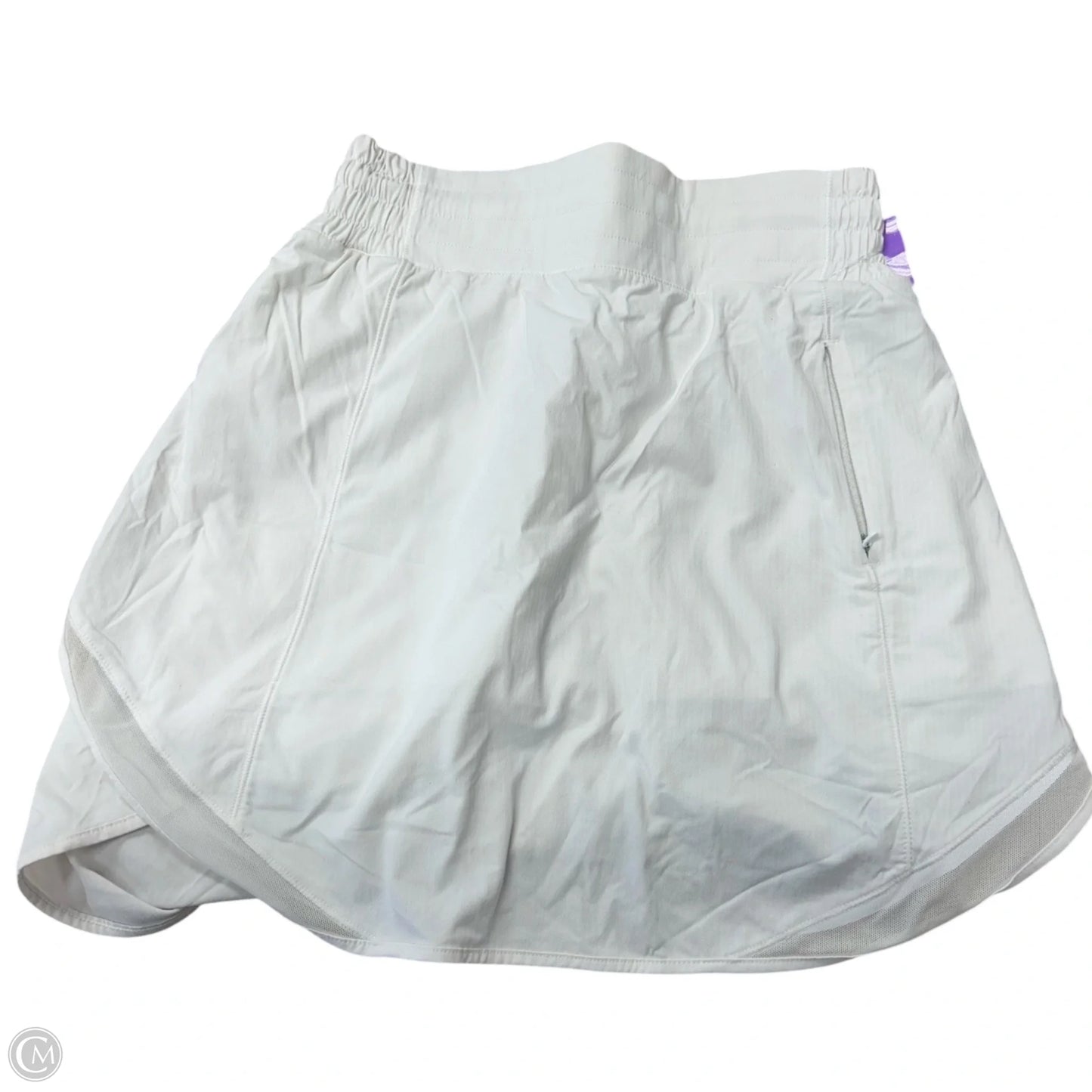 Athletic Skort By Lululemon In White, Size: 2