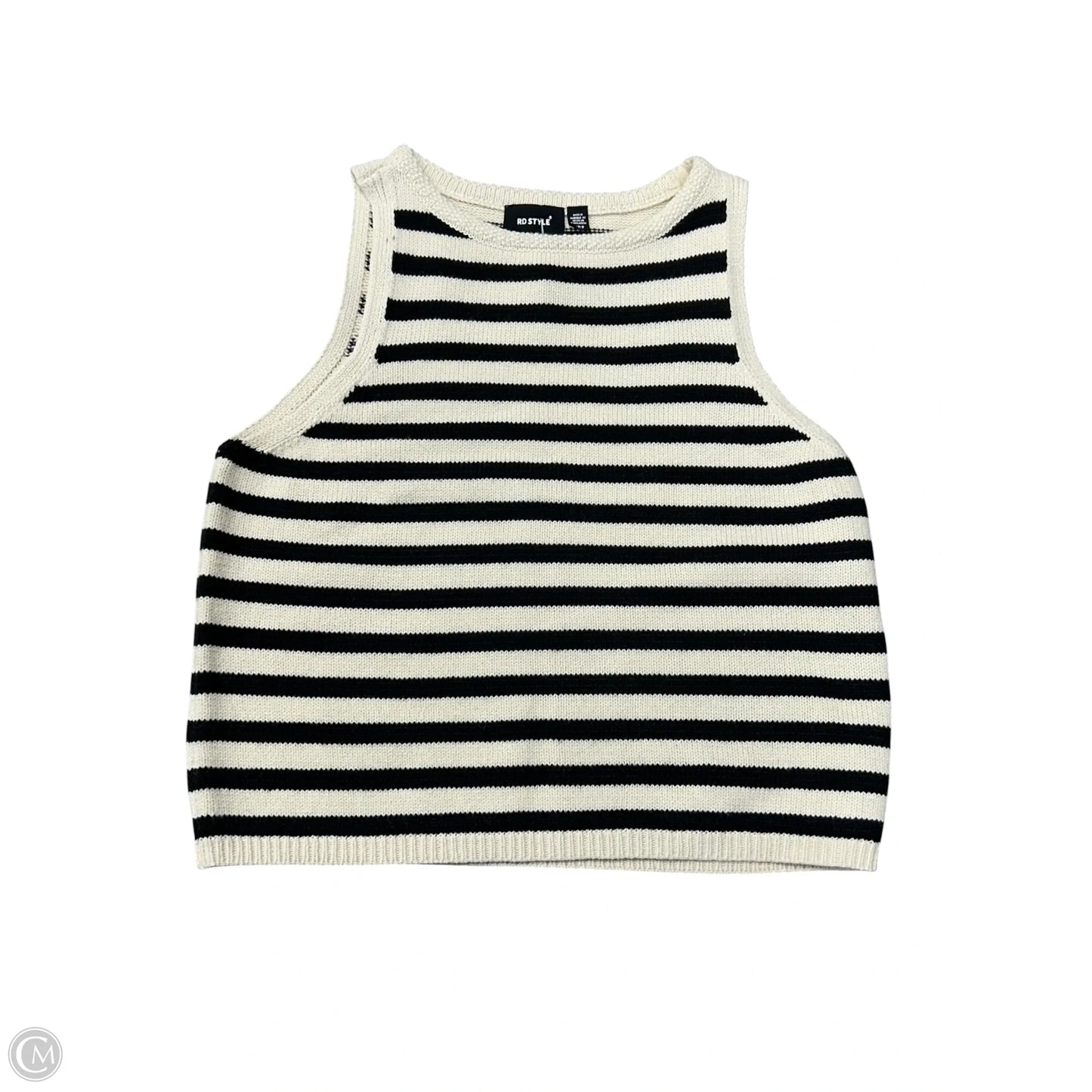 Vest Sweater By Rd Style In Striped Pattern, Size: S