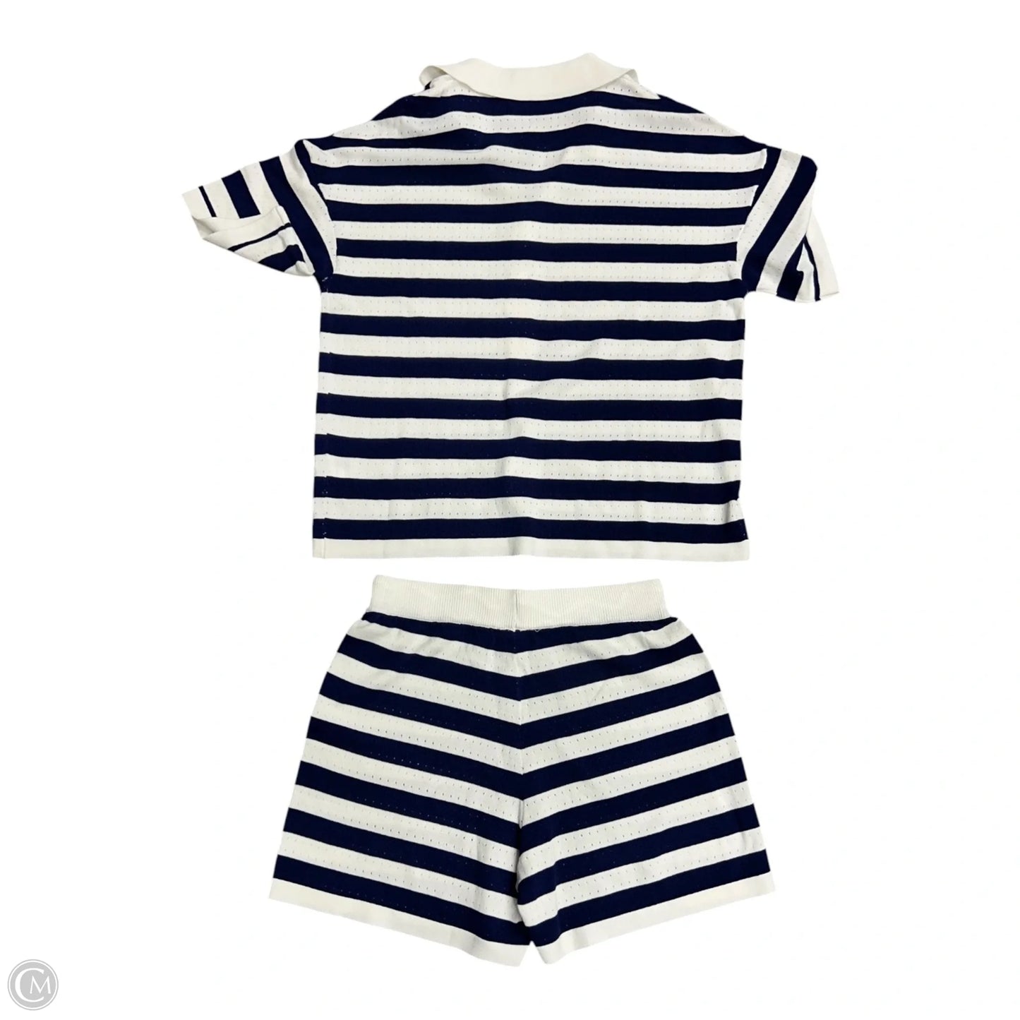 Shorts Set By Prettygarden In Blue & White, Size: M