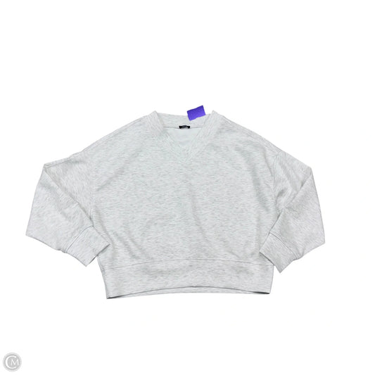 Sweatshirt Crewneck By Express In Grey, Size: S