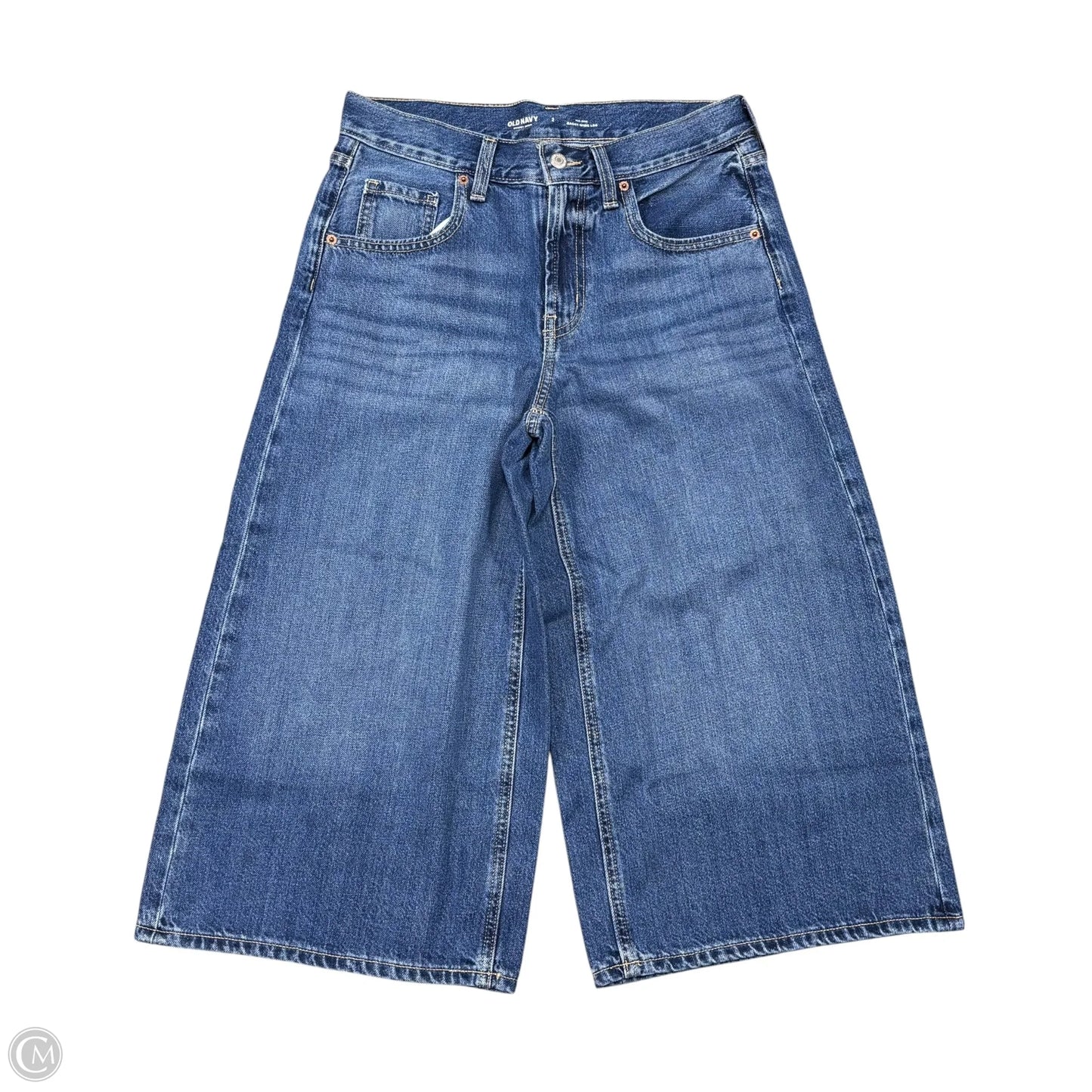 Jeans Wide Leg By Old Navy In Blue Denim, Size: 2