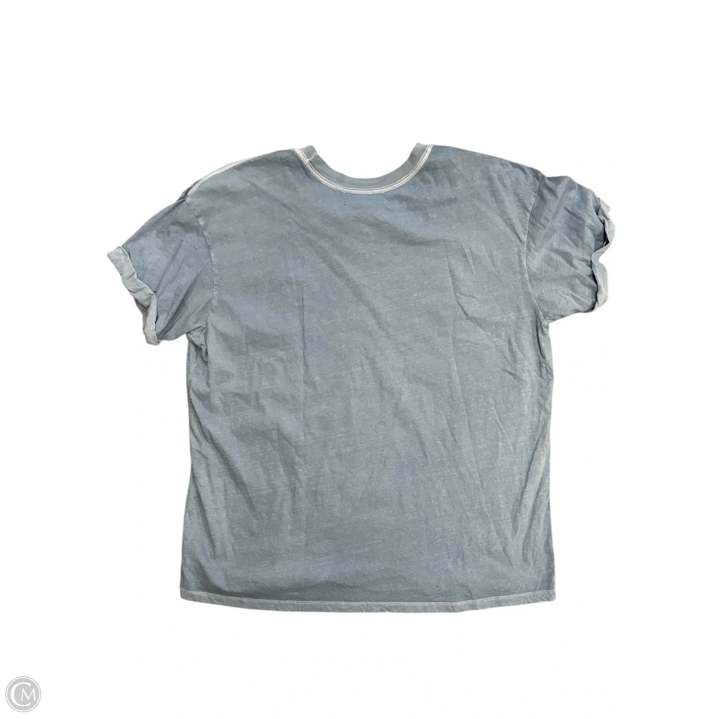 Top Short Sleeve By Girl Dangerous In Blue, Size: Xl