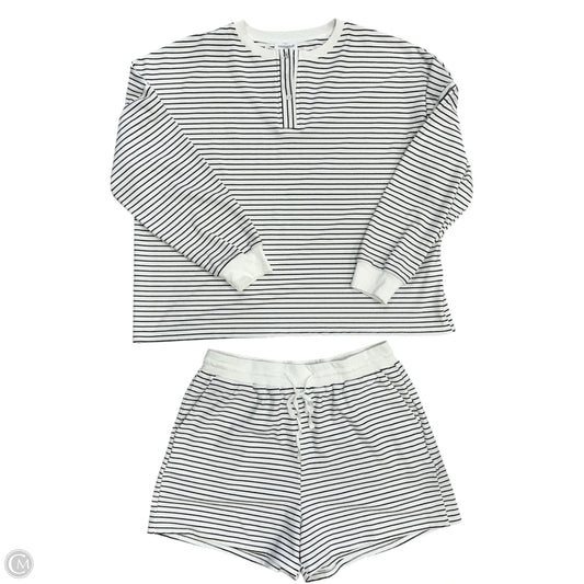 Shorts Set By Anniewear In Black & White, Size: Xl