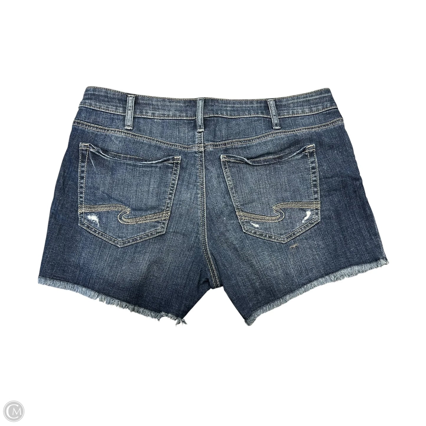 Shorts By Silver In Blue Denim, Size: 14