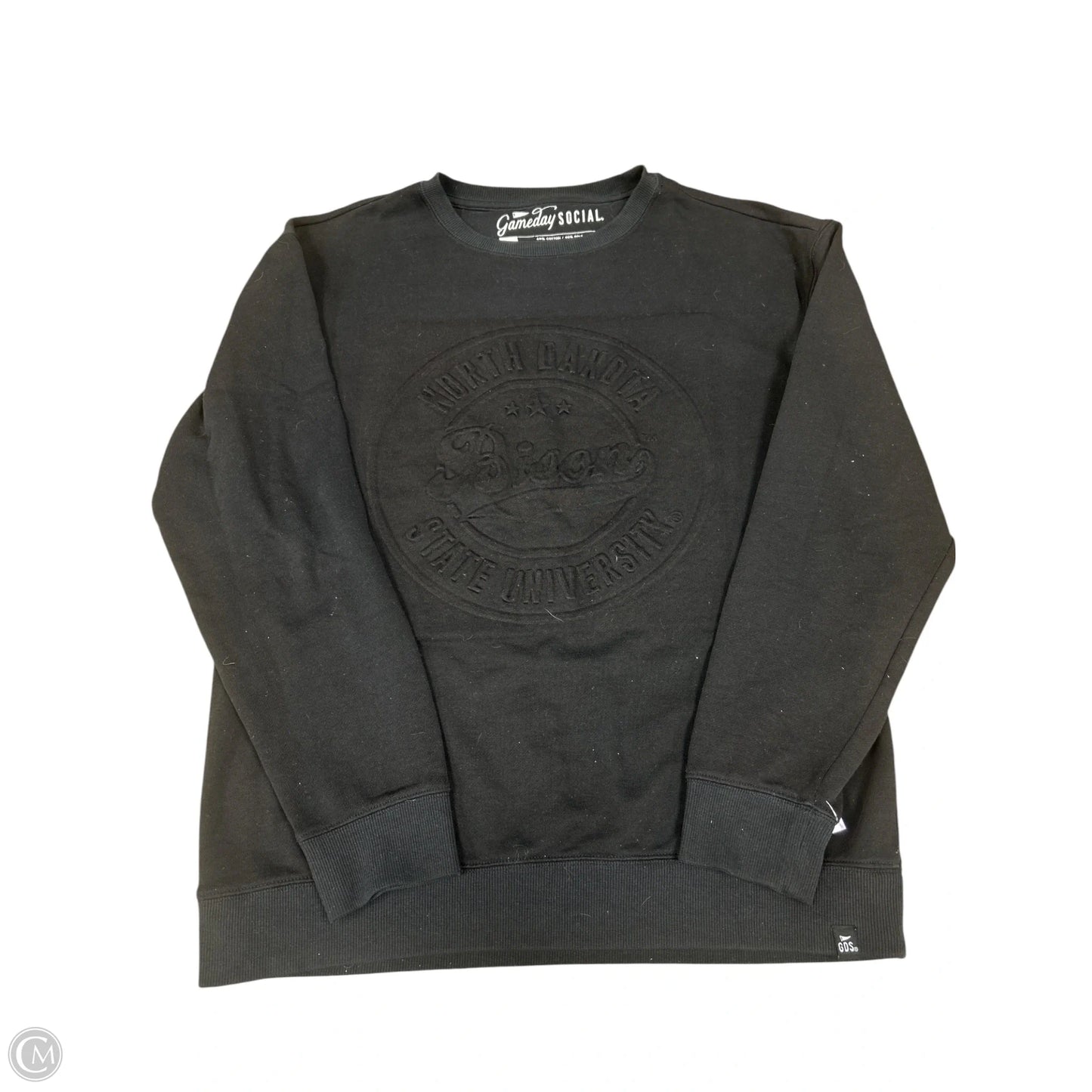 Sweatshirt Crewneck By Clothes Mentor In Black, Size: L