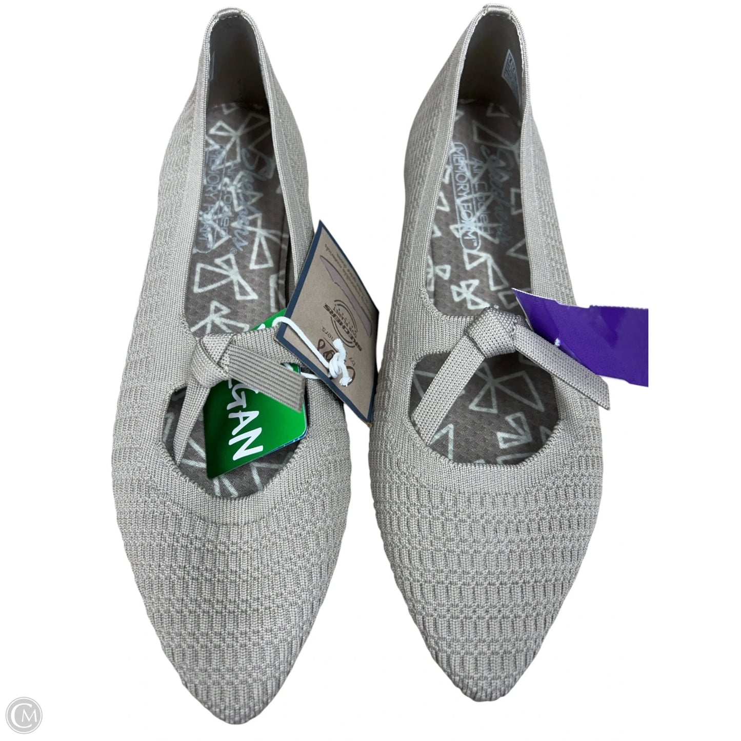 Shoes Flats By Skechers In Taupe, Size: 8