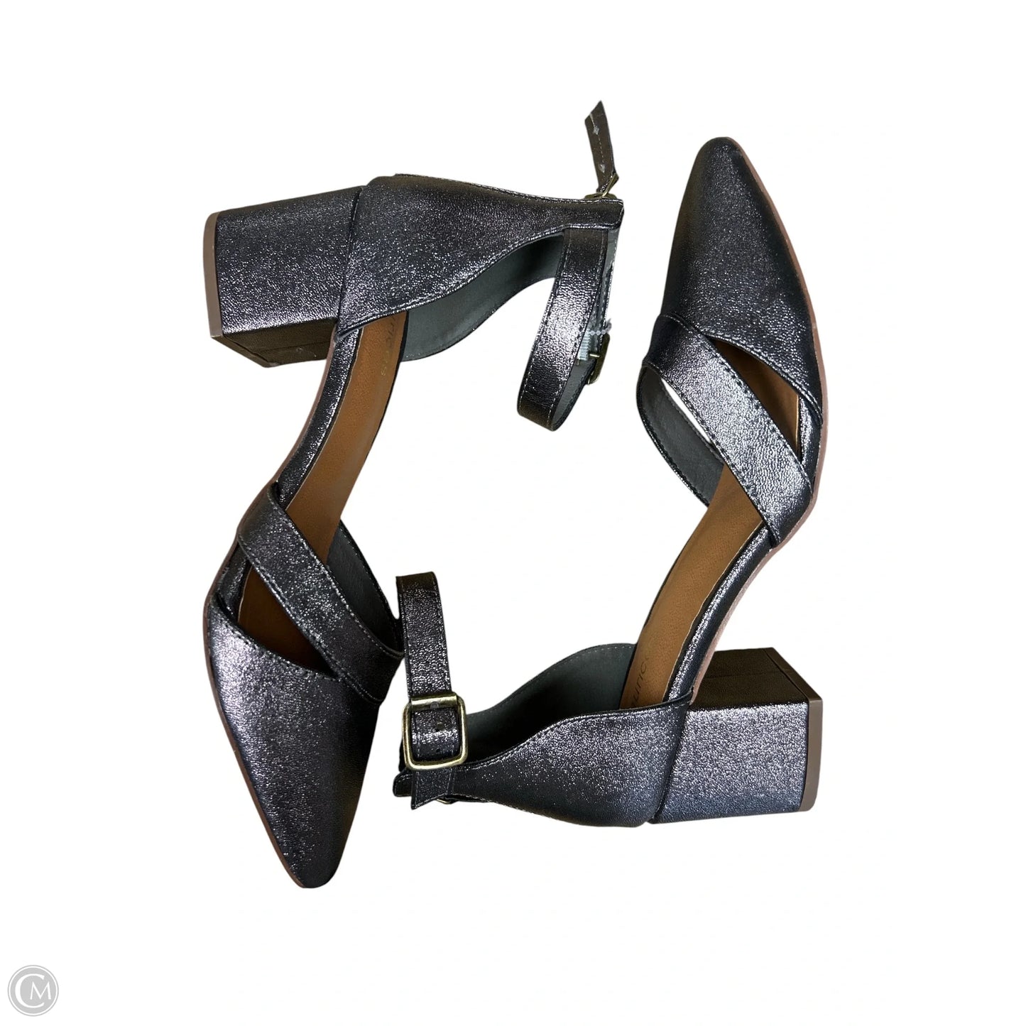 Shoes Heels Block By Maurices In Bronze, Size: 6.5