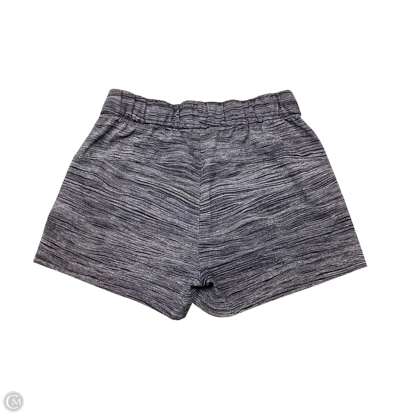 Athletic Shorts By Lululemon In Black & Grey, Size: 6