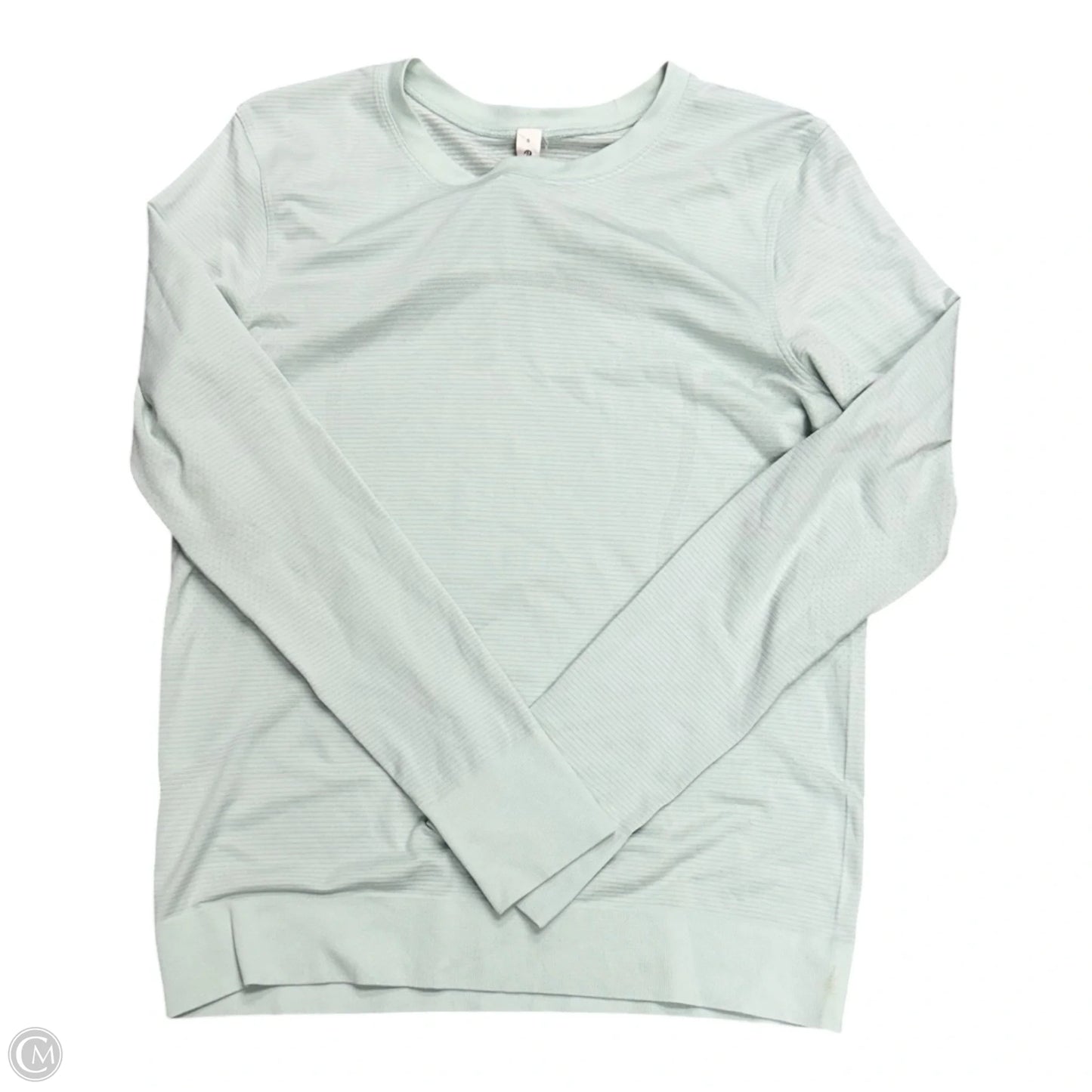 Athletic Top Long Sleeve Crewneck By Lululemon In Green, Size: 6