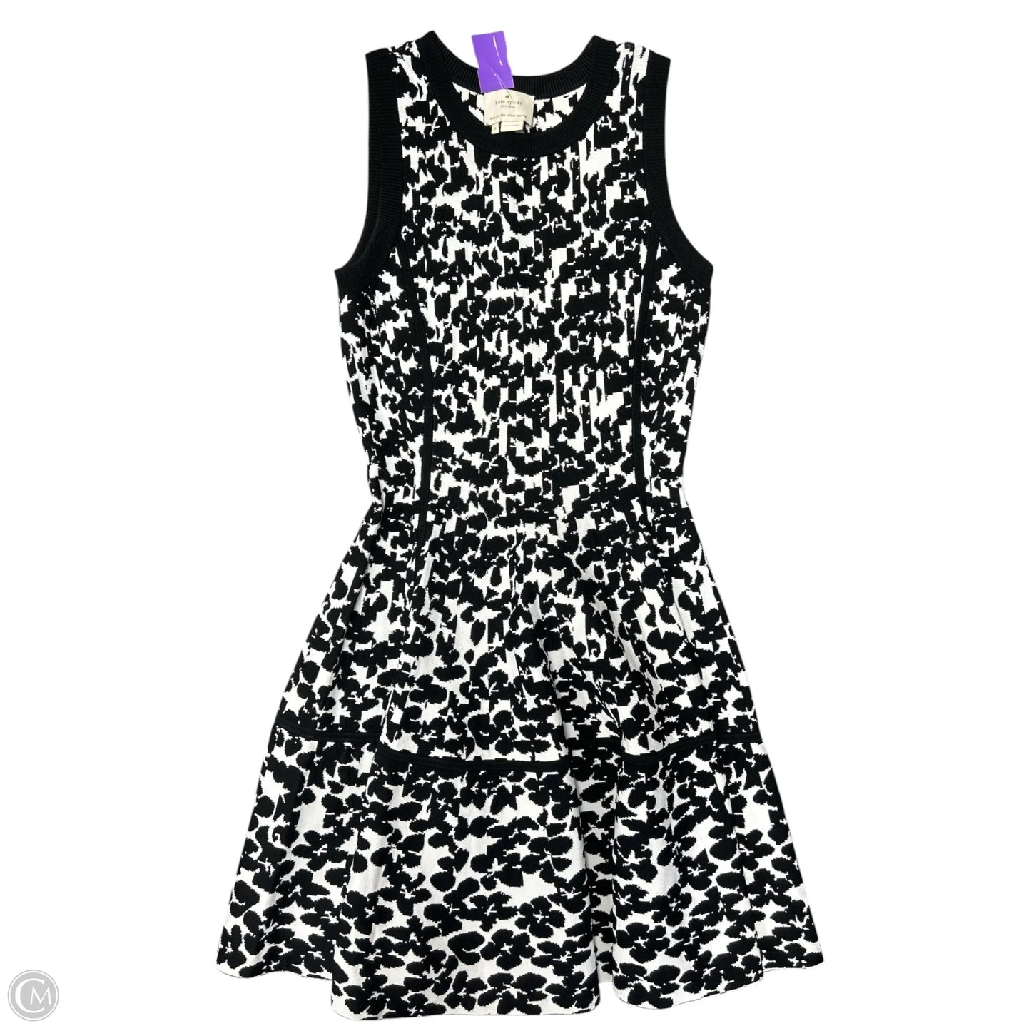 Dress Designer By Kate Spade In Black & White, Size: S