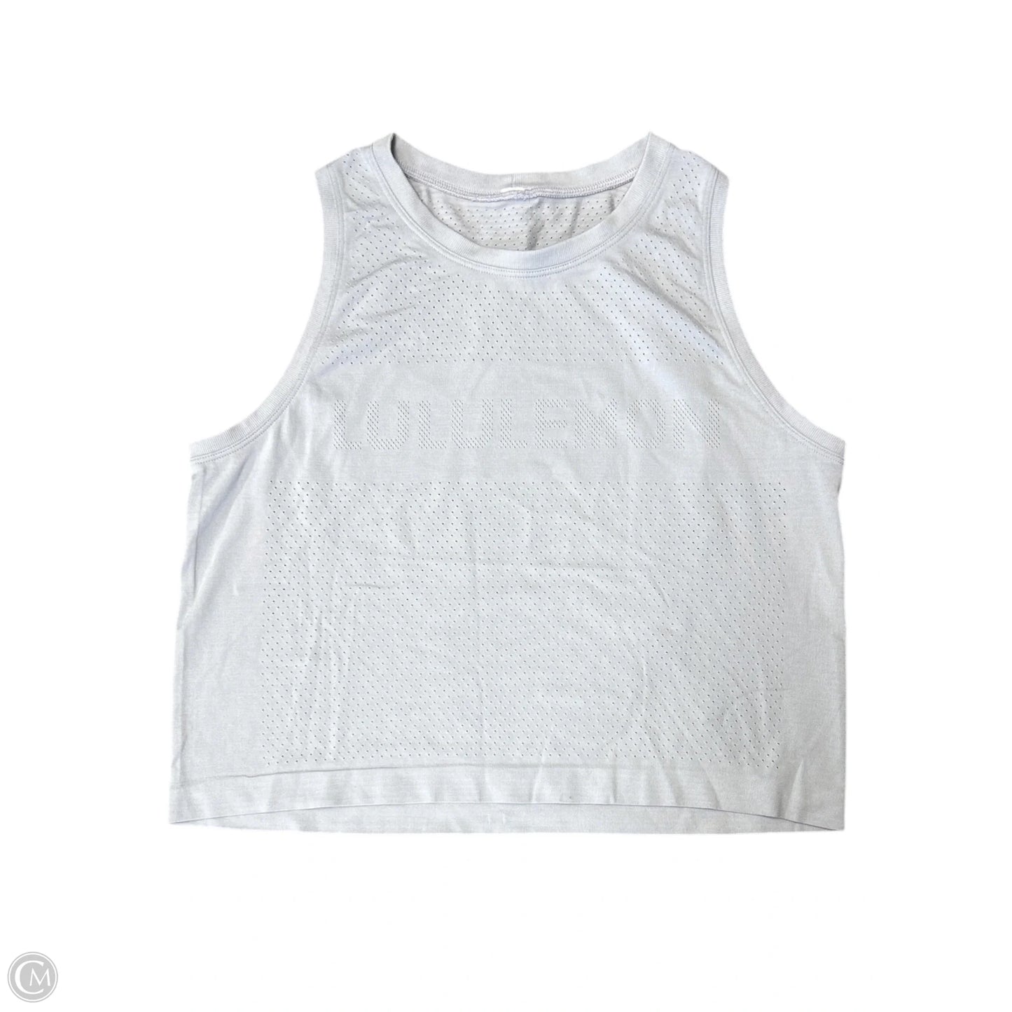 Athletic Tank Top By Lululemon In Grey, Size: 6