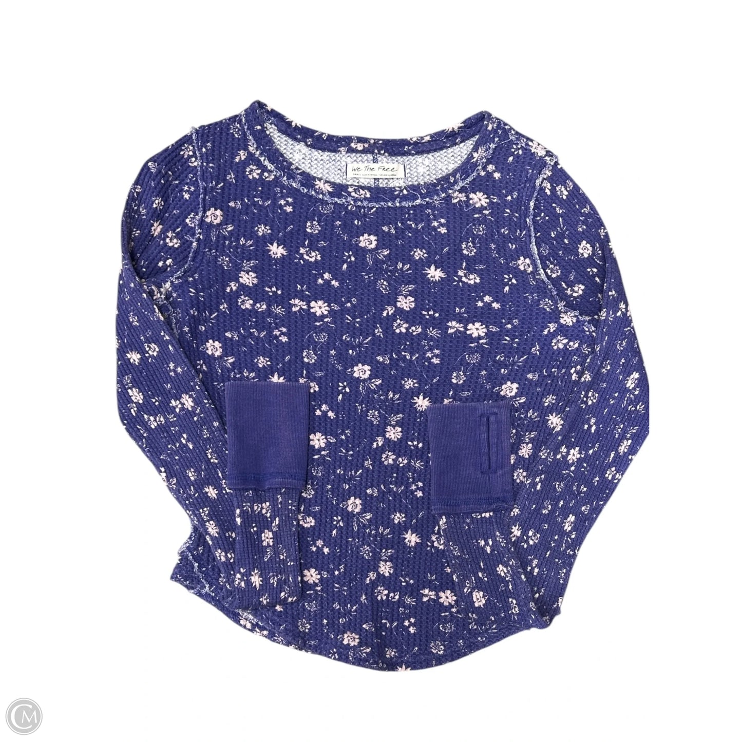 Top Long Sleeve By We The Free In Purple, Size: Xs