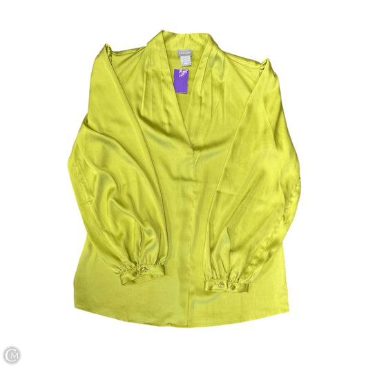 Top Long Sleeve By Chicos In Green, Size: Xs