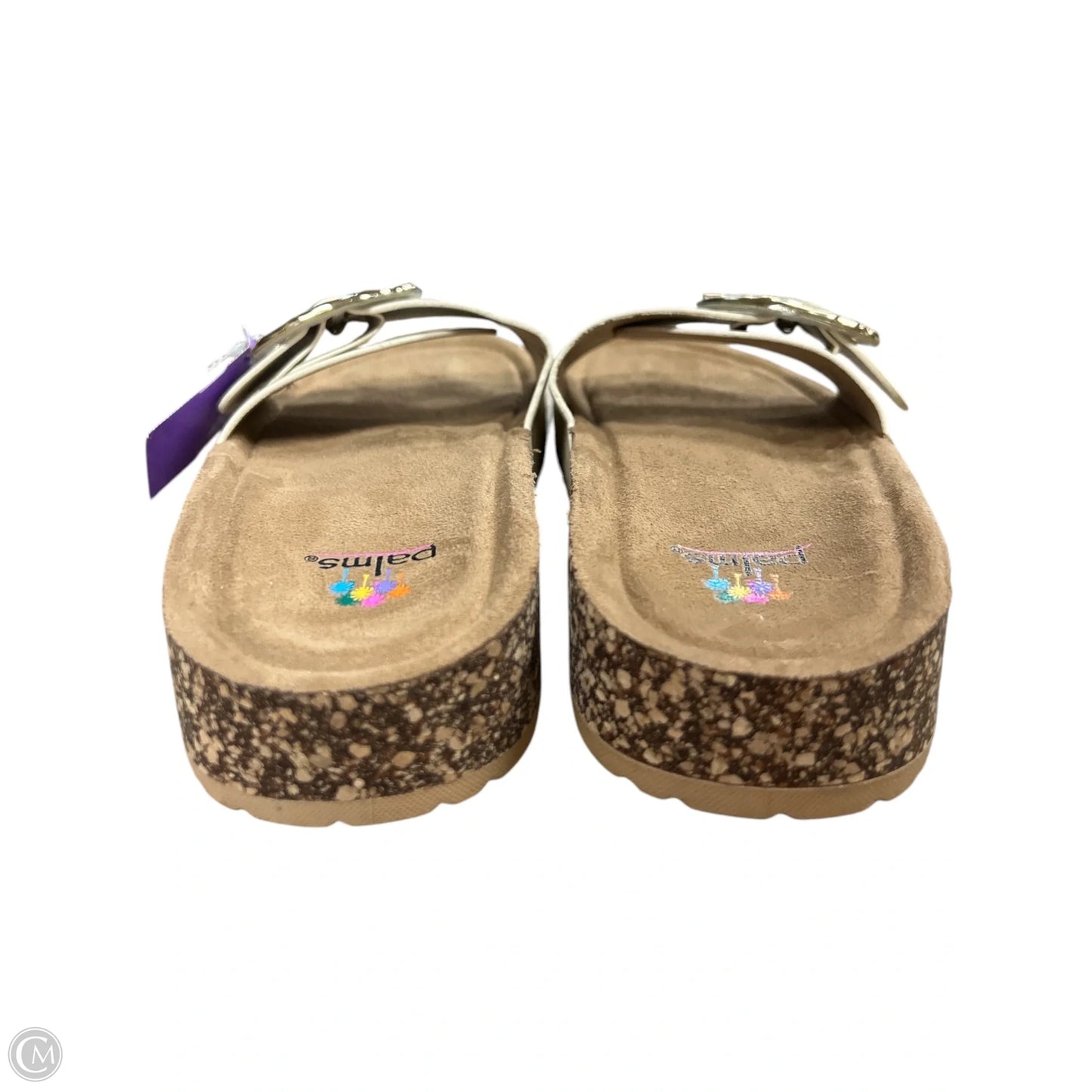 Sandals Flats By Clothes Mentor In Cream, Size: 10