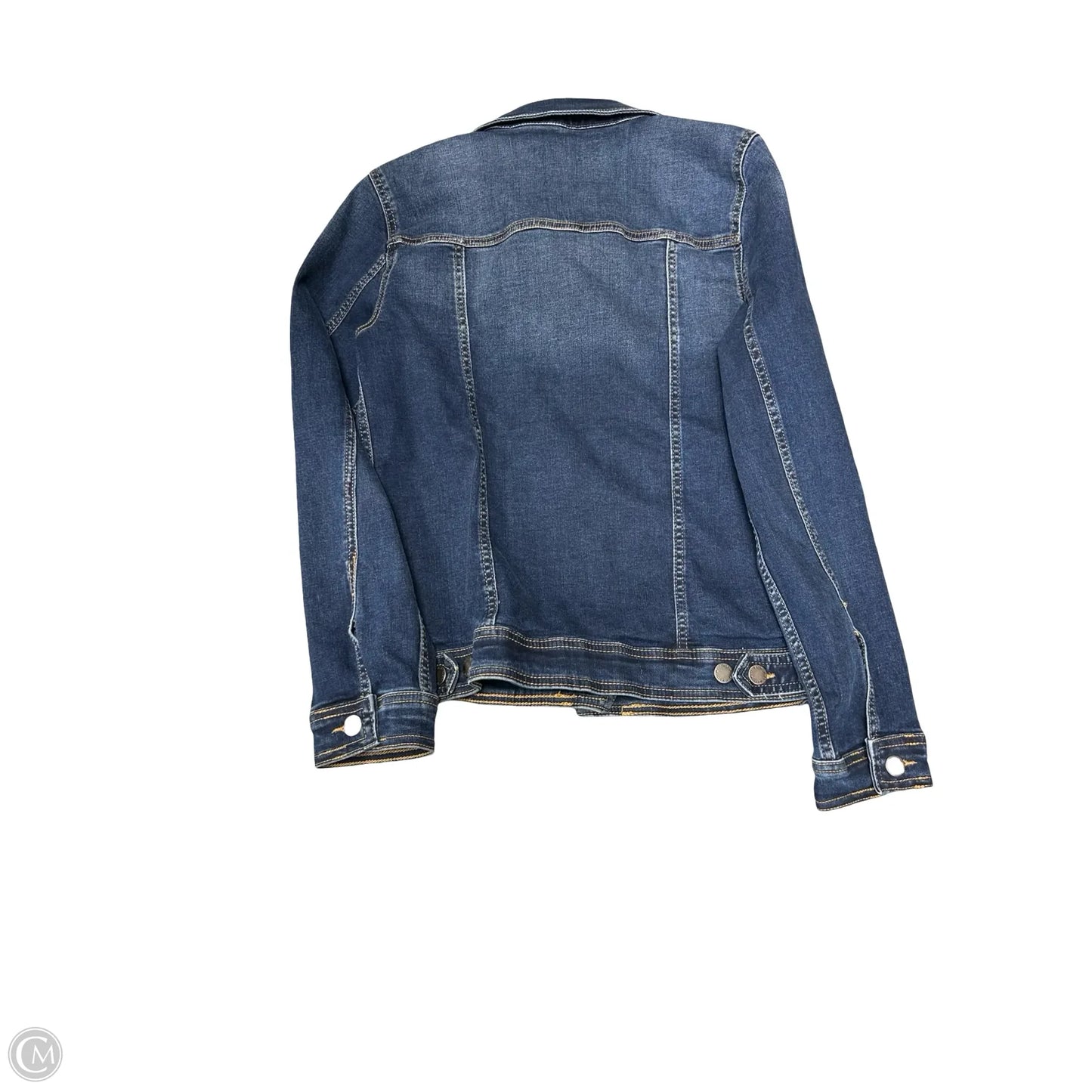 Jacket Denim By Well Worn In Blue Denim, Size: S