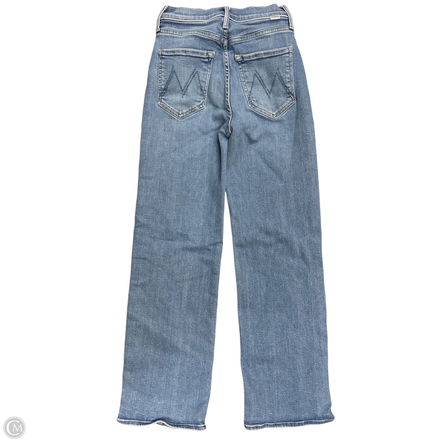 Jeans Straight By Mother In Blue Denim, Size: 0
