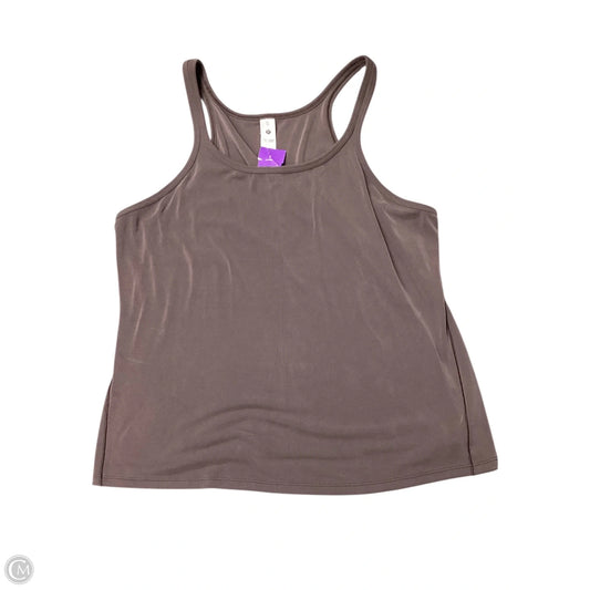 Top Sleeveless By Lululemon In Brown, Size: Xl